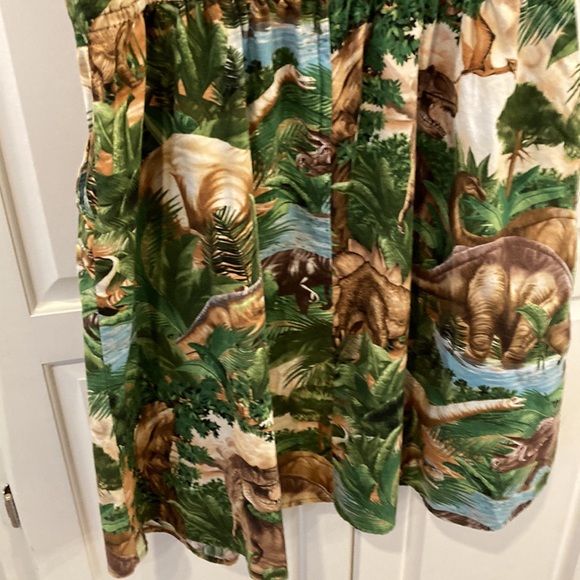 Retrolicious Jurassic Park Dinosaur Land Before Time Sleeveless Pocket Dress XL - Picture 9 of 13